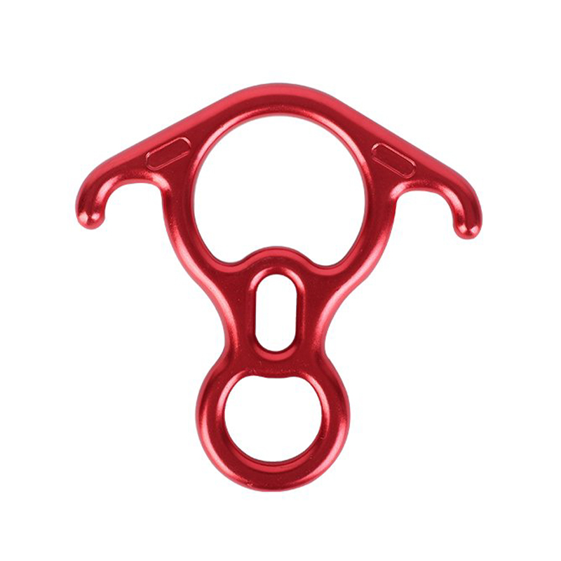 HT-XJ-02 Aluminium Bull 8 Bentuk Ring Climbing Descender